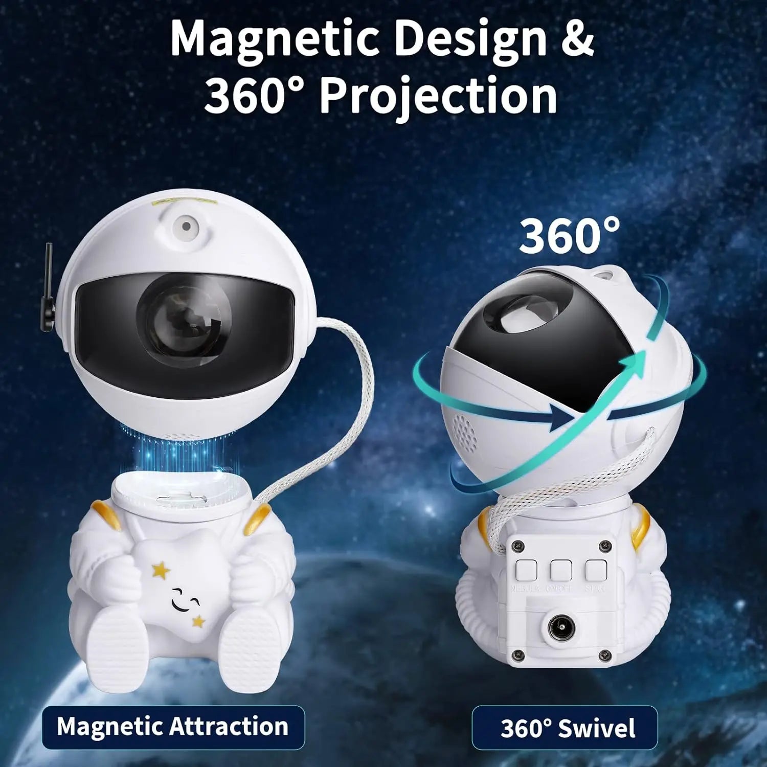 Galaxy Star Astronaut Projector Light 