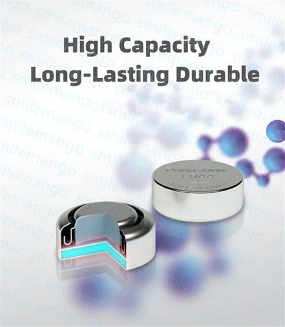 2-50PCS AG13 Battery A76 LR44 357 SR1154 SR44 LR 44 1.5V Alkaline Batteries for Watch Calculator Toy Button Coin Cell