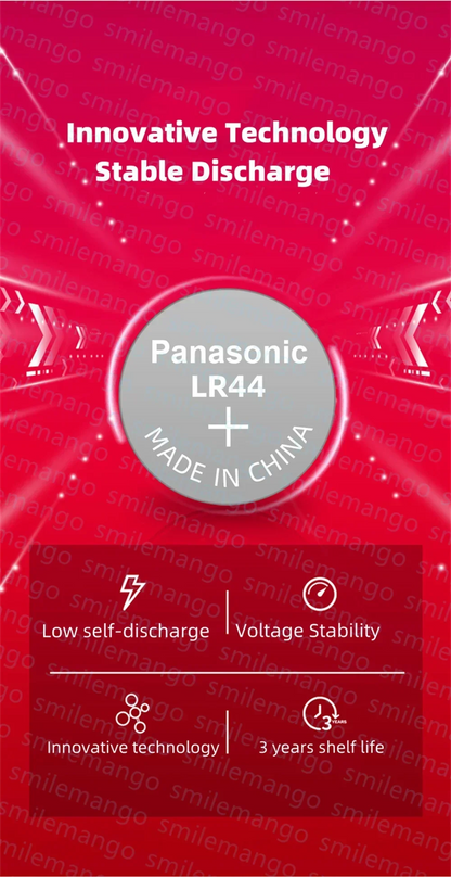 2-50PCS AG13 Battery A76 LR44 357 SR1154 SR44 LR 44 1.5V Alkaline Batteries for Watch Calculator Toy Button Coin Cell