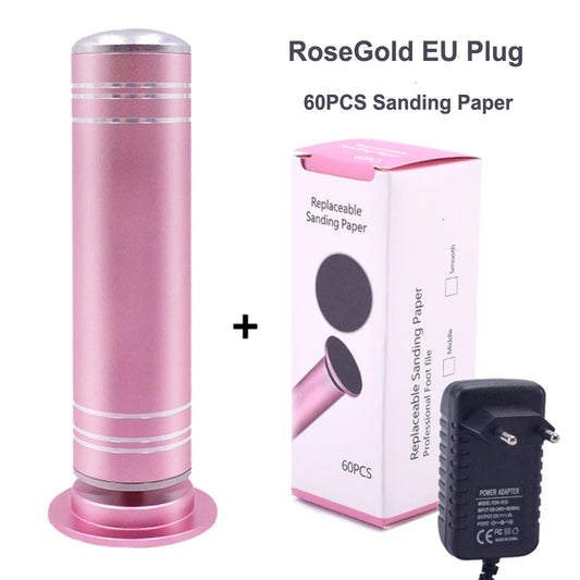 Electric Foot Callus Remover 1000 RPM Adjusted Speed Foot File Dead Skin Callus Remover Pedicure Machine Replaceable Sandpaper