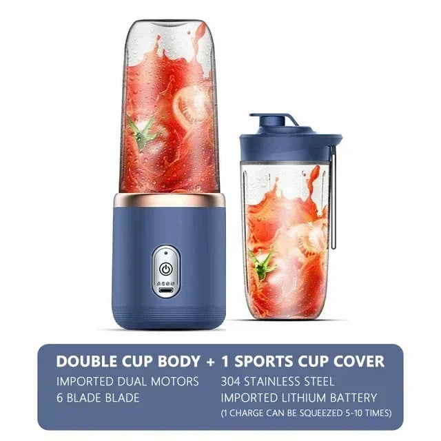 Portable Electric Fruit Juicer 400Ml 
